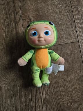 CoComelon JJ Dinosaur Plush Doll – Toddler Toy Green Dino Costume